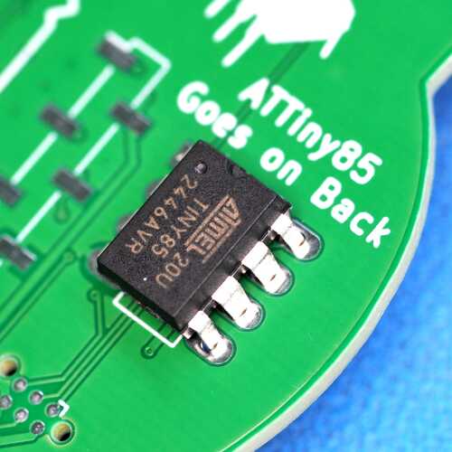 Badge assembly: attiny in
