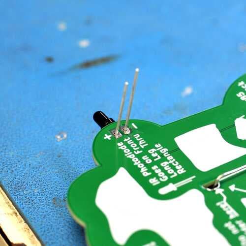 Badge assembly: ir diode in