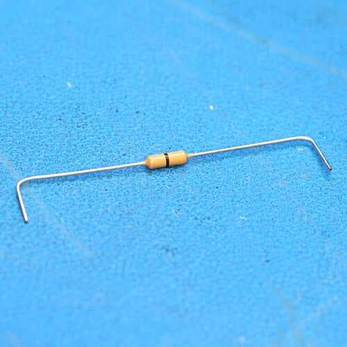 Badge assembly: resistor bent