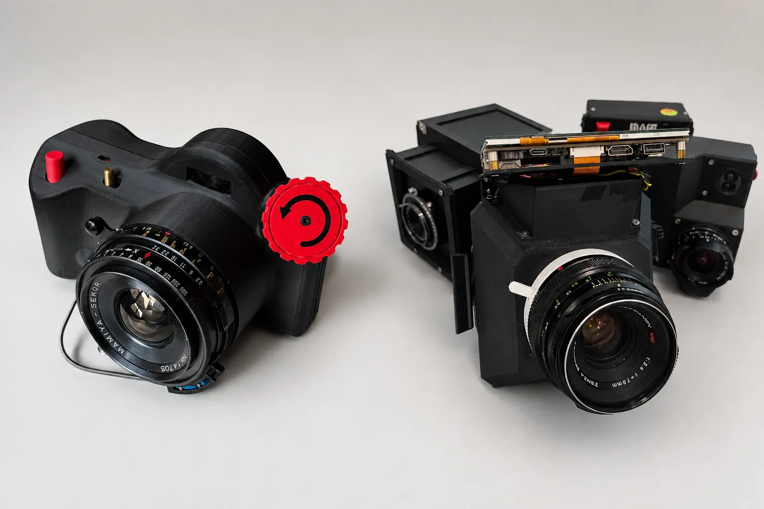 Camera contraptions, DIY Film and Digital Cameras