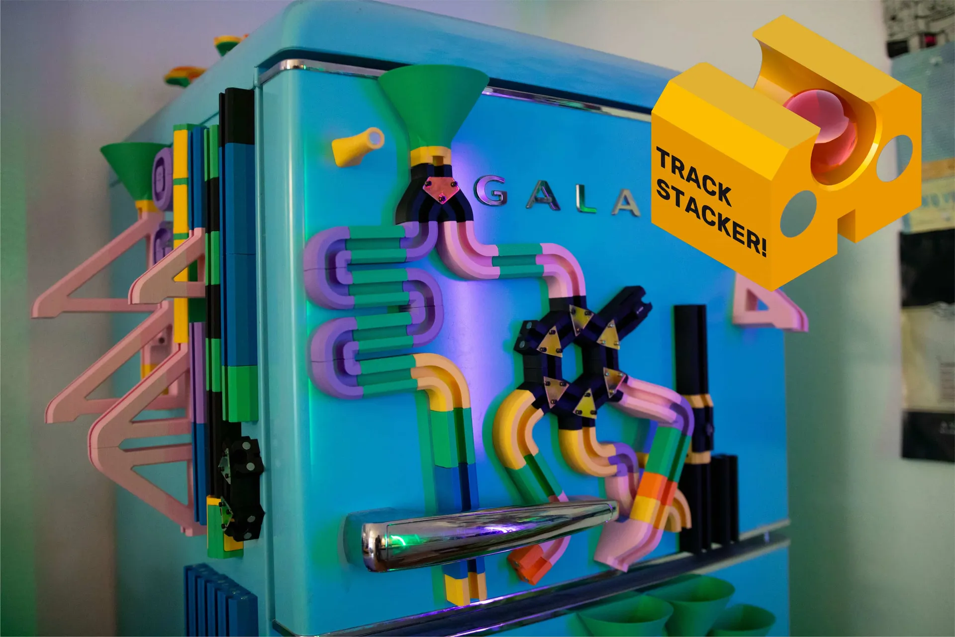 TrackStacker - The world’s favorite open-source and 3D printed magnetic marble track toy!